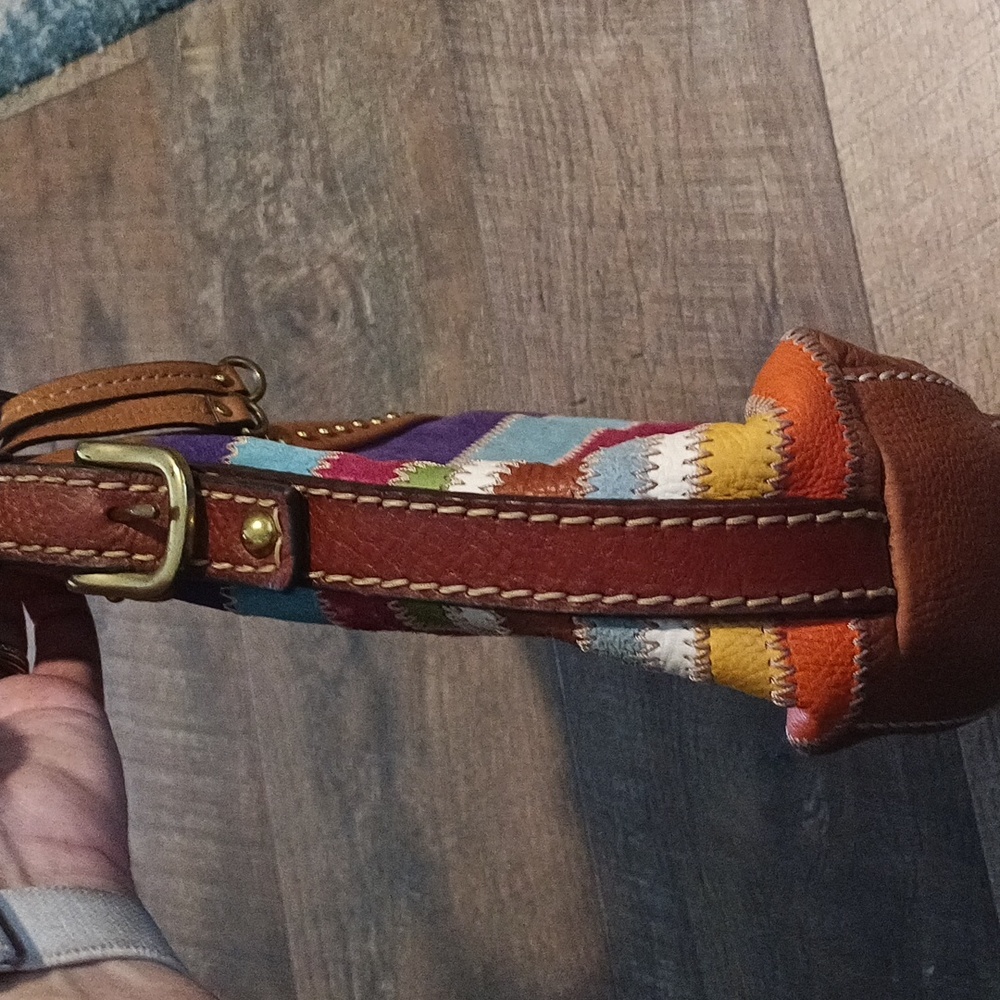 Fossil Leather Multi Color Bag. Authentic - image 7